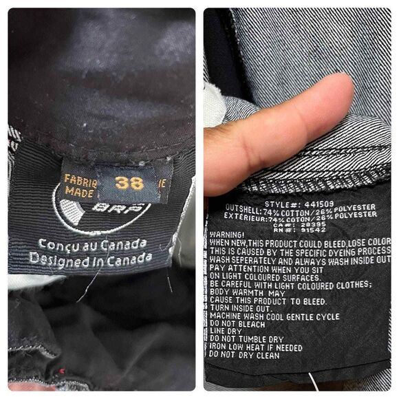 BRP Can Am Spyder Black Motorcycle Jeans Size 38 Style 441509 - Picture 12 of 12